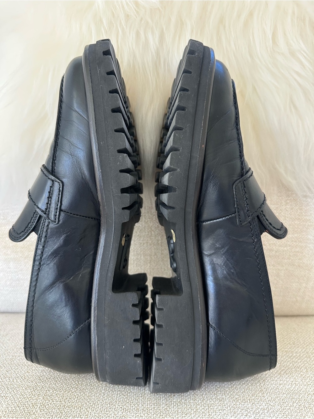 Paul Green Women’s Black Loafers Size 8 - Picture 4 of 6